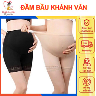 Quần đùi bầu mặc trong váy chất Cotton, quần bầu mặc váy bigsize, quần lót bầu mặc váy thiết kế đẹp giá rẻ Hàng xưởng
