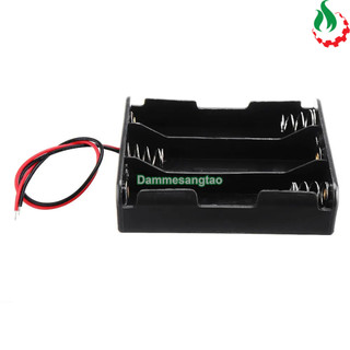 Đế pin 3 pin 18650 mắc nối tiếp có lò xo