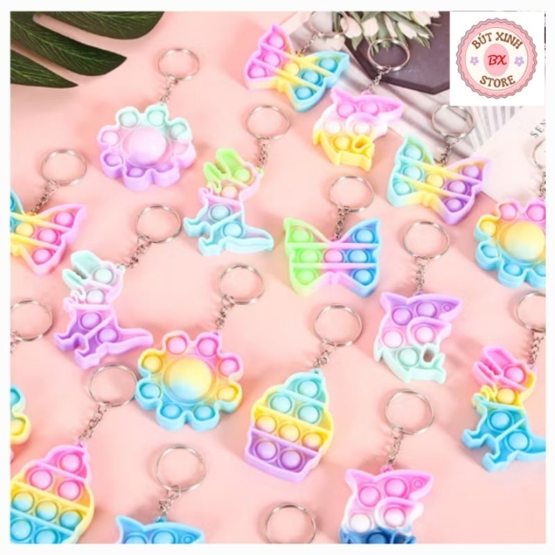 Móc khóa hình popit dễ thương