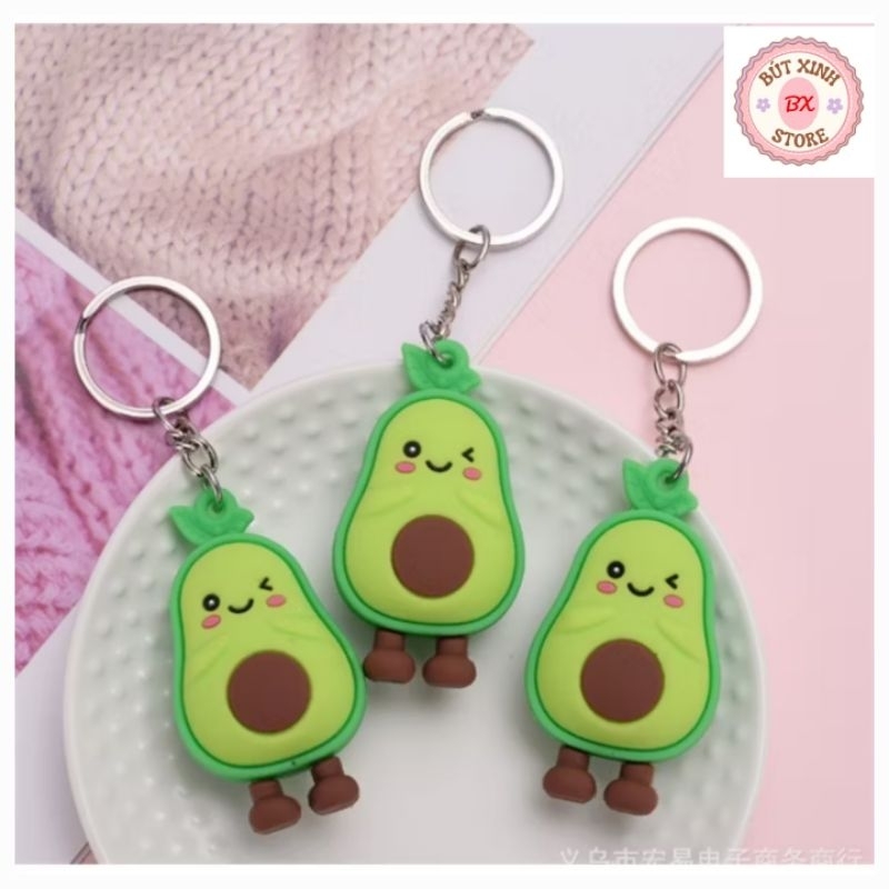 Móc Khóa Hình Quả Bơ