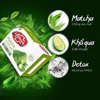  Bánh xà phòng xà bông Lifebuoy Matcha Và Khổ Qua 125G  Bánh To  