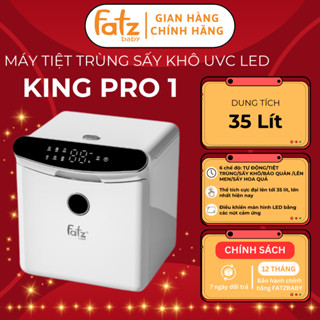 Máy tiệt trùng sấy khô UVC LED Fatz Baby King Pro 1 35L 2 trong 1 FB4816SL, MÁY THIẾT KẾ TO NHÉ