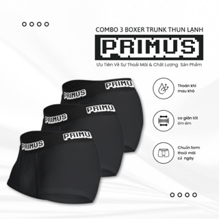 Set 3 quần boxer nam thun lạnh Primus