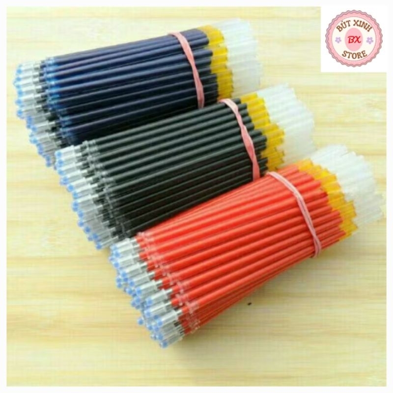 Combo 10 ruột bút nước màu xanh, đỏ, đen