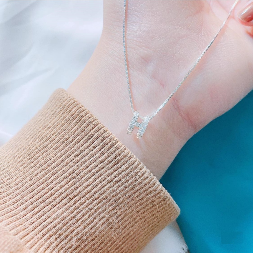 Dây chuyền chữ cái bạc ta , đủ các chữ nhò xinh