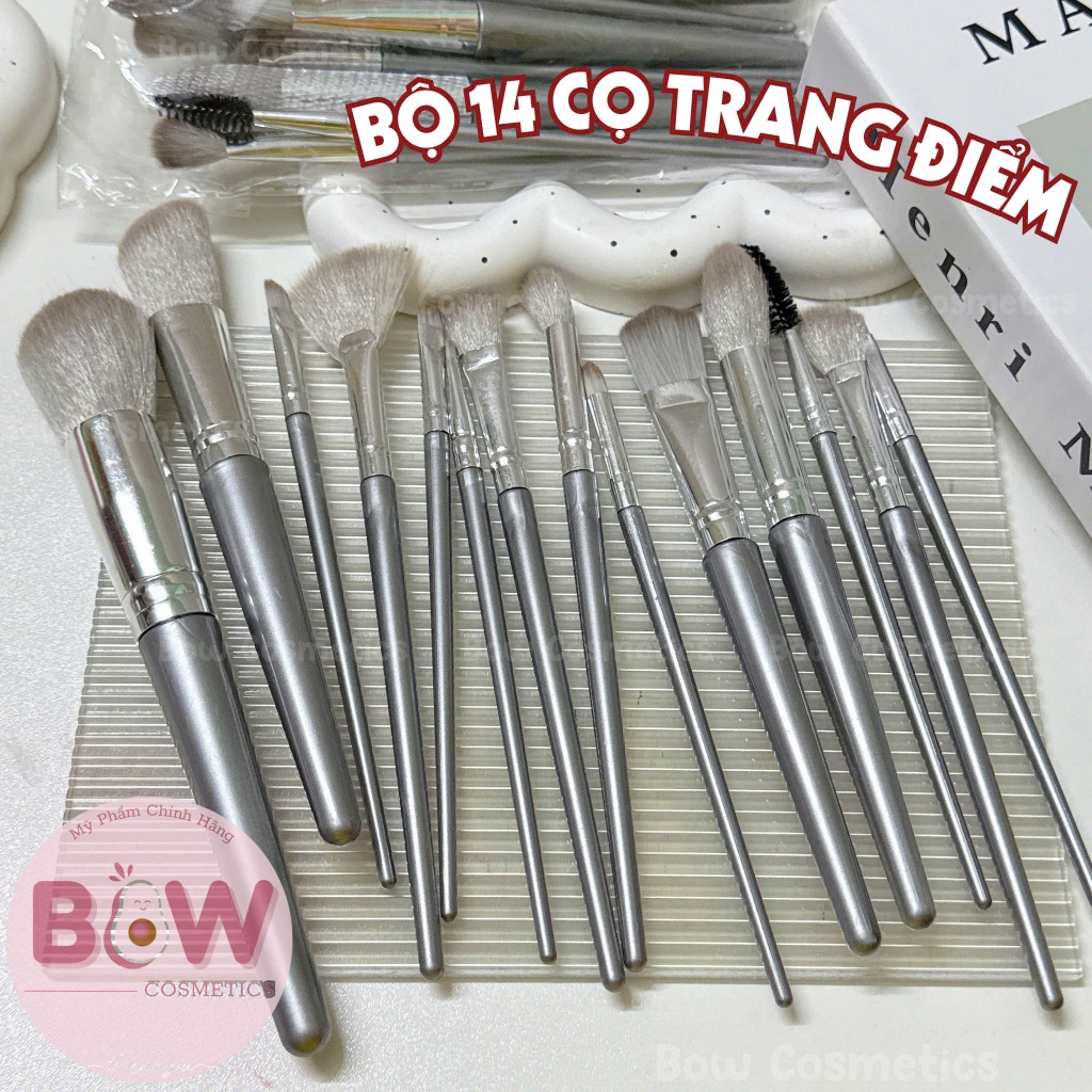 [Hỏa Tốc] Bộ 14 Cây Cọ Trang Điểm Cá Nhân Lông Cọ Mềm Cọ Đánh Phấn Cọ Mắt Cọ Makeup Chuyên Nghiệp Nữ
