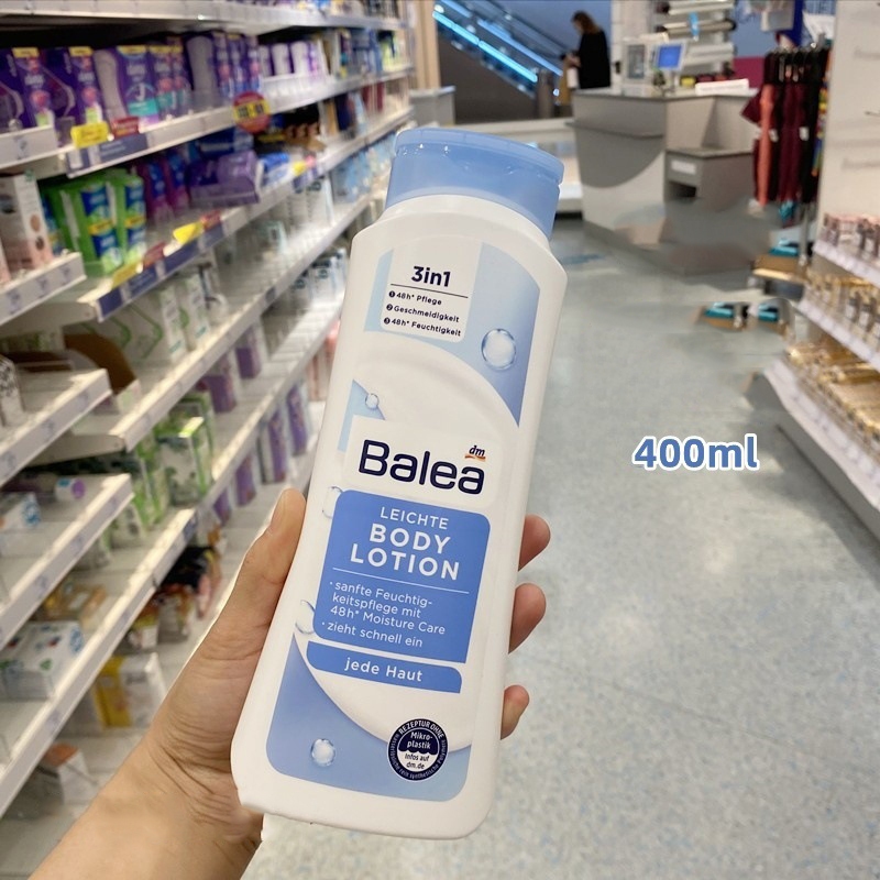 Kem dưỡng thể - dưỡng da toàn thân Balea Body Lotion Đức 400ml