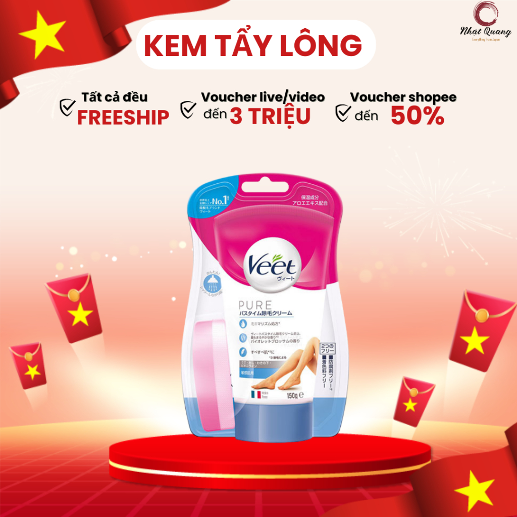 Kem tẩy lông Veet 150g (BẢN NHẬT)