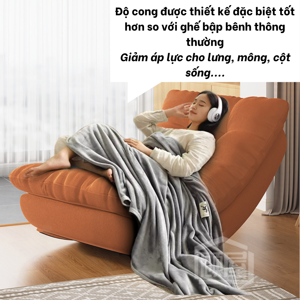 Ghế Bập Bênh có gác chân, Ghế bập bênh Thư Giãn phòng khách, phòng ngủ.... decor nhà cửa | BigBuy360 - bigbuy360.vn