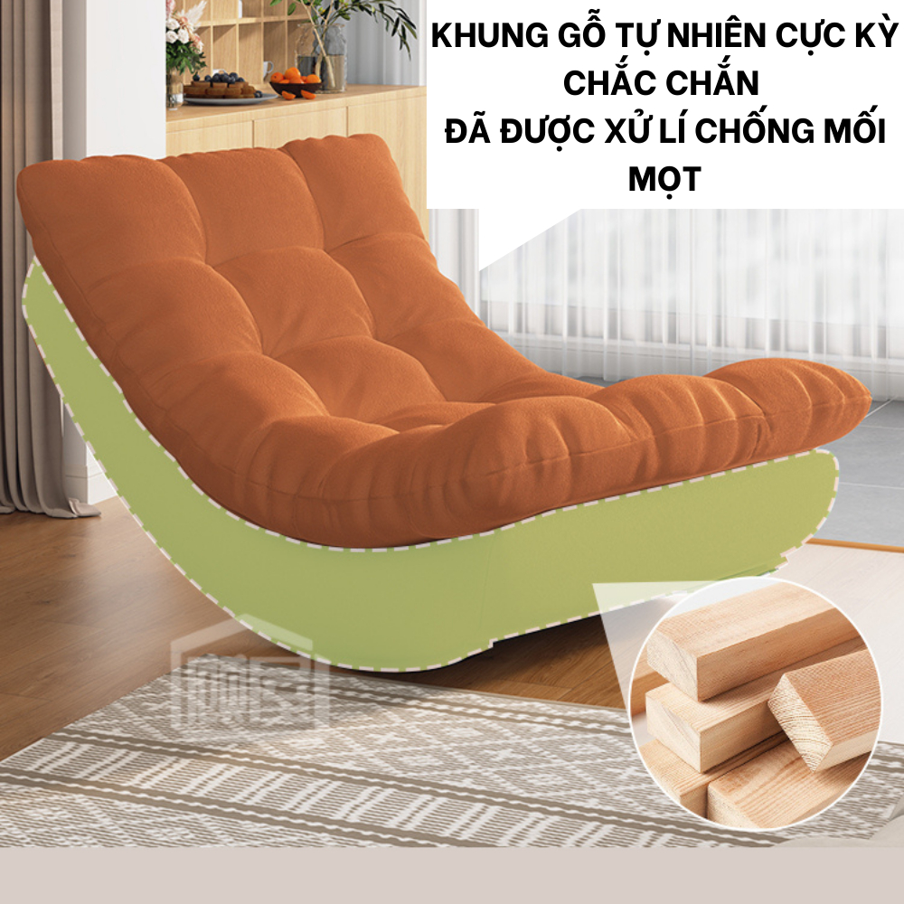Ghế Bập Bênh có gác chân, Ghế bập bênh Thư Giãn phòng khách, phòng ngủ.... decor nhà cửa | BigBuy360 - bigbuy360.vn