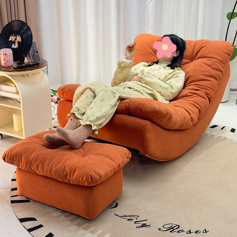 Ghế Bập Bênh có gác chân, Ghế bập bênh Thư Giãn phòng khách, phòng ngủ.... decor nhà cửa | BigBuy360 - bigbuy360.vn