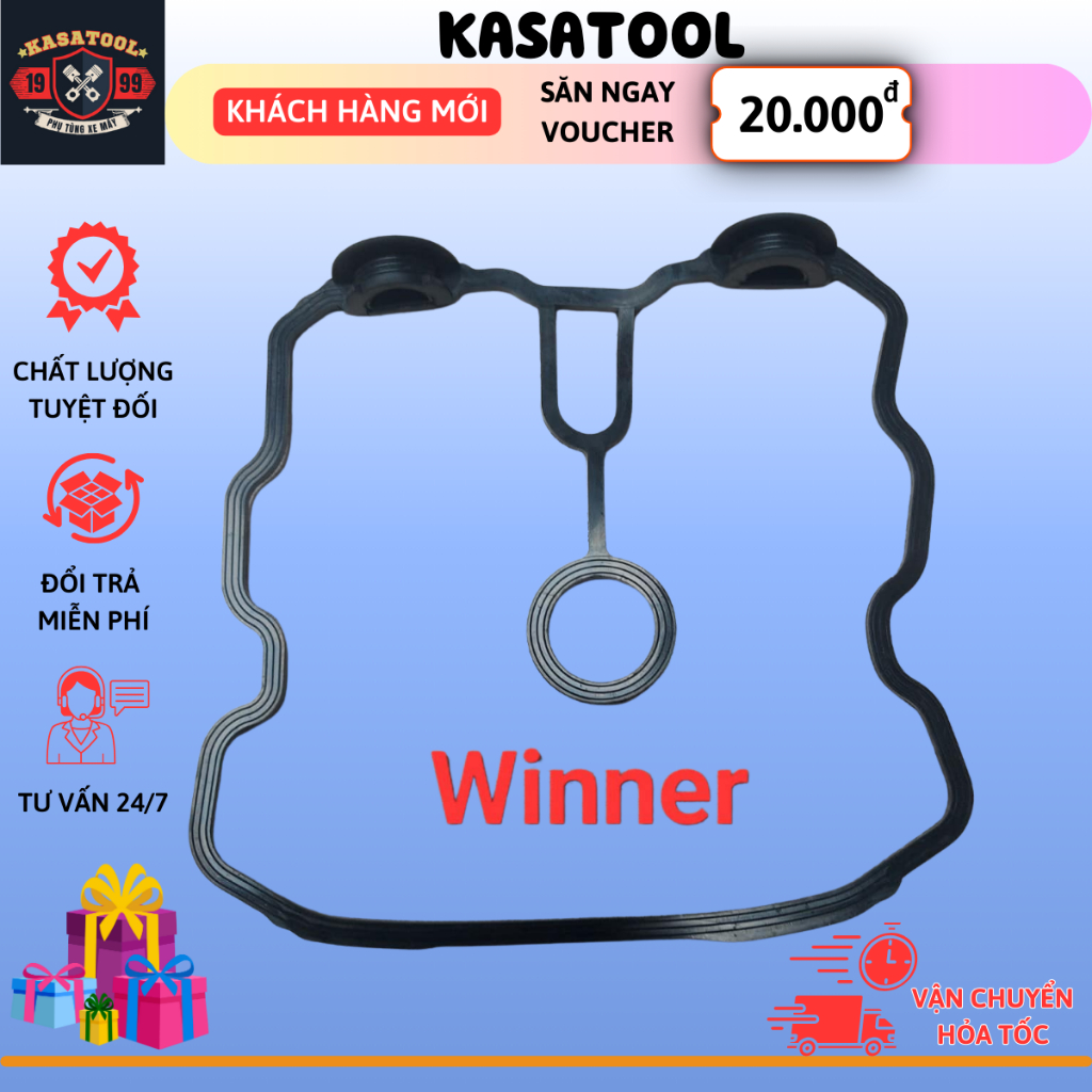 Ron đầu bò Winner, ron nắp chao xe máy Winner KASATOOL