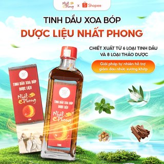  Tinh dầu xoa bóp dược liệu Nhất Phong 50ml giảm đau nhức xương khớp nhức mỏi cơ bắp làm ấm cơ thể 