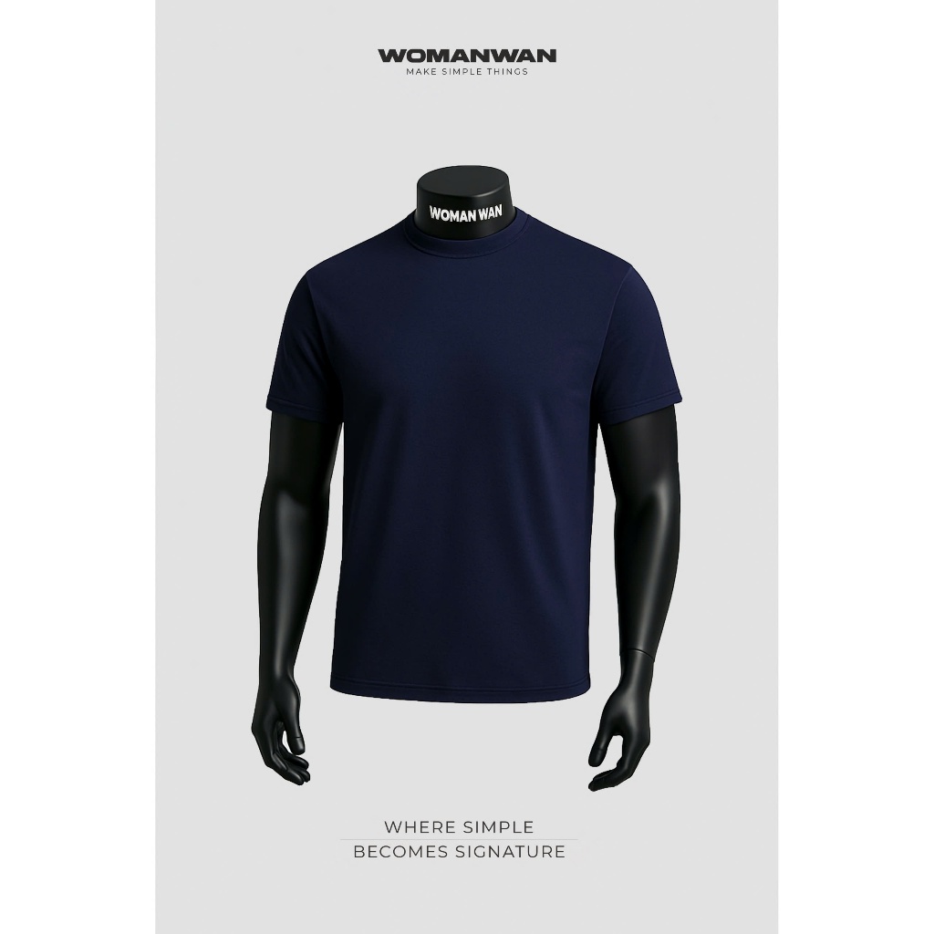 [CLEANFIT] Áo Thun Cleanfit Nam Nữ Tôn Chiều Cao Vải Chống Nhăn - WOMAN WAN Cổ Tròn Menswear | BigBuy360 - bigbuy360.vn