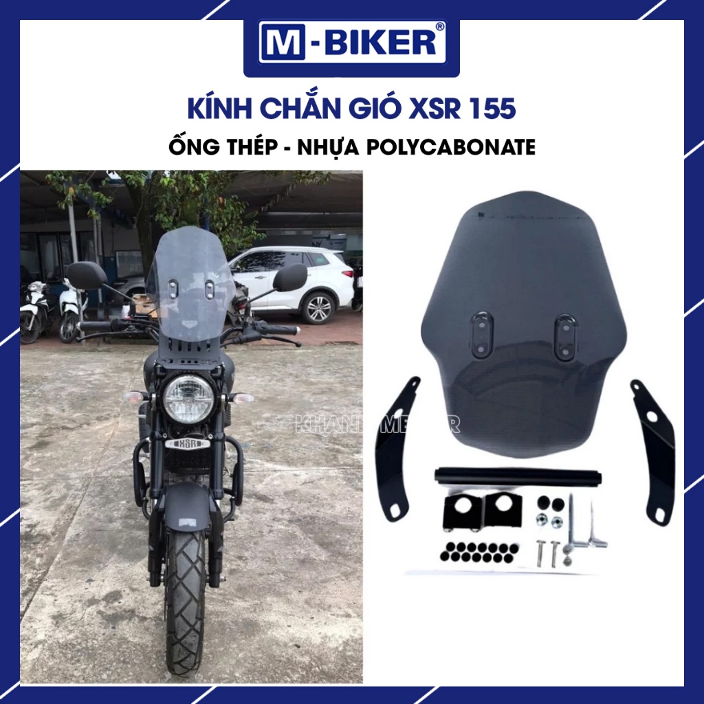 Kính Chắn Gió XSR155, Kính Chắn Gió XSR155, Kính Gió XSR155, Chống Bụi, Độ Bền Cao