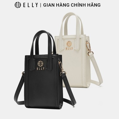 Túi xách nữ đeo chéo ELLY EL356 da tổng hợp cao cấp túi đeo vai xách tay thanh lịch thời trang chính hãng