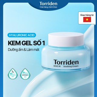  Torriden Chính hãng  Kem dưỡng làm dịu da DIVE IN chứa Hyaluronic Acid 100ml Soothing Cream COD 