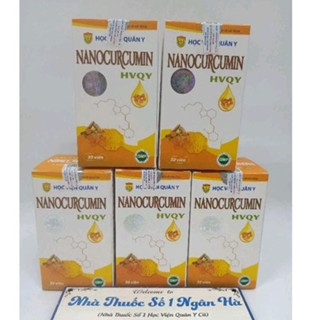 [Chính Hãng] Viên Uống Nano Curcumin - Học Viện Quân Y - Hộp 30 Viên, date mới nhất 2027