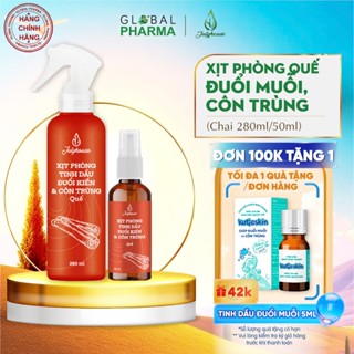Xịt phòng tinh dầu quế Julyhouse đuổi kiến ba khoang, côn trùng (50ml/280ml)