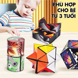 Bộ Sưu Tập Rubik 3D Magic Rubic Biến Thể Thay đổi Hình Dạng Độc Đáo - Đồ Chơi Phát Triển Trí Tuệ , Giảm Stess Cho Bé
