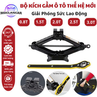 Bộ Kích Nâng Gầm Ô Tô Thế Hệ Mới Với Tay Nâng Hạ Kích Tiết Kiệm Sức Lao Động - Mộc Lan Car
