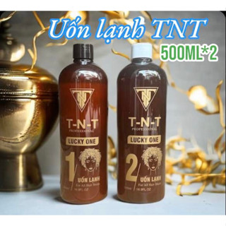   Chính Hãng TNT  Thuốc uốn lạnh TNT 500mlx2,uốn lạnh trực tiếp không khô tóc bóng và mềm mùi nhẹ 