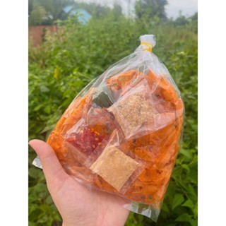  Combo 5 bịch 500gr Bánh tráng phơi sương thanh long sợi dẻo tôm muối sặc sate tắc siêu cay 