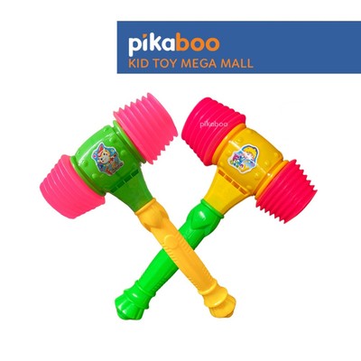 Búa nhựa hơi 2 đầu Pikaboo, chất liệu nhựa an toàn, kích thích trí tuệ và tư duy phản xạ của bé