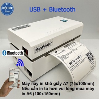Máy in đơn hàng MaxPrinter-A7 - Máy in nhiệt Max printer khổ giấy nhỏ A7