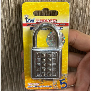 Ổ khoá số cố định YETI 40mm (không đổi pass được)