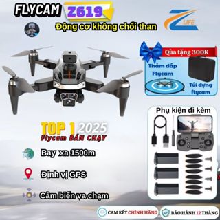 Máy Bay Flycam Mini Camera Z619 Max Cảm Biến Chống Va Chạm, Máy Bay Điều Khiển Từ Xa 4 Cánh