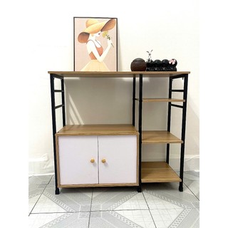 HỎA TỐC - kệ lò vi sóng,  KỆ BẾP 80B MÀU GỖ, kệ bếp, kệ bếp đơn