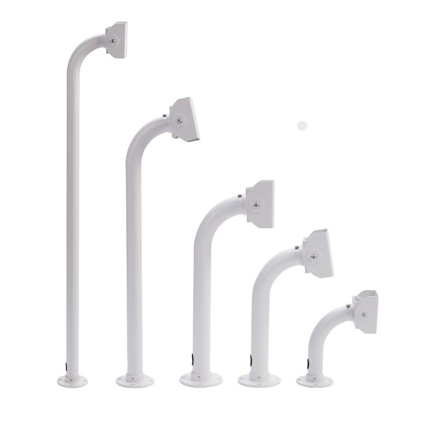 Chân nhôm cong, chân đế chữ L cong độ dài thực 40cm, 60cm,80cm,1m