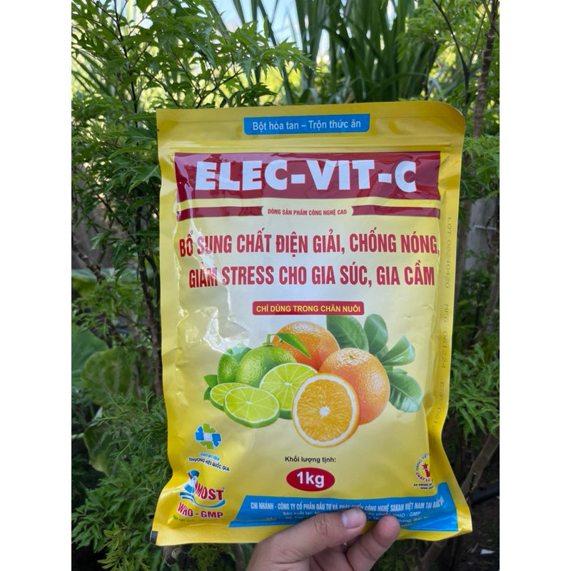 Điện giải ELEC VIT C Sakan 1kg(10in1) - Dùng cho vật nuôi