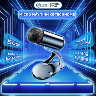  Micro máy tính K6 TechHome thu âm toàn hướng độ nhạy cao - DT1230 