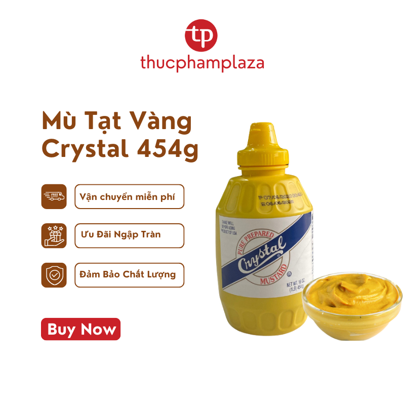 Mù tạt vàng Crystal (454g)