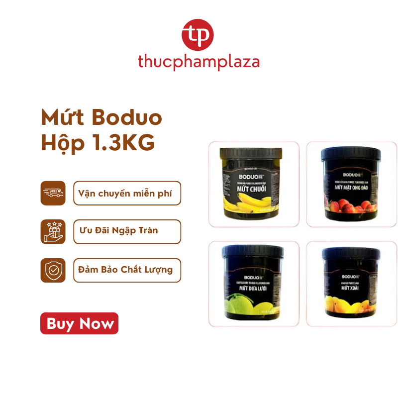 Mứt Boduo các vị loại 1,3kg
