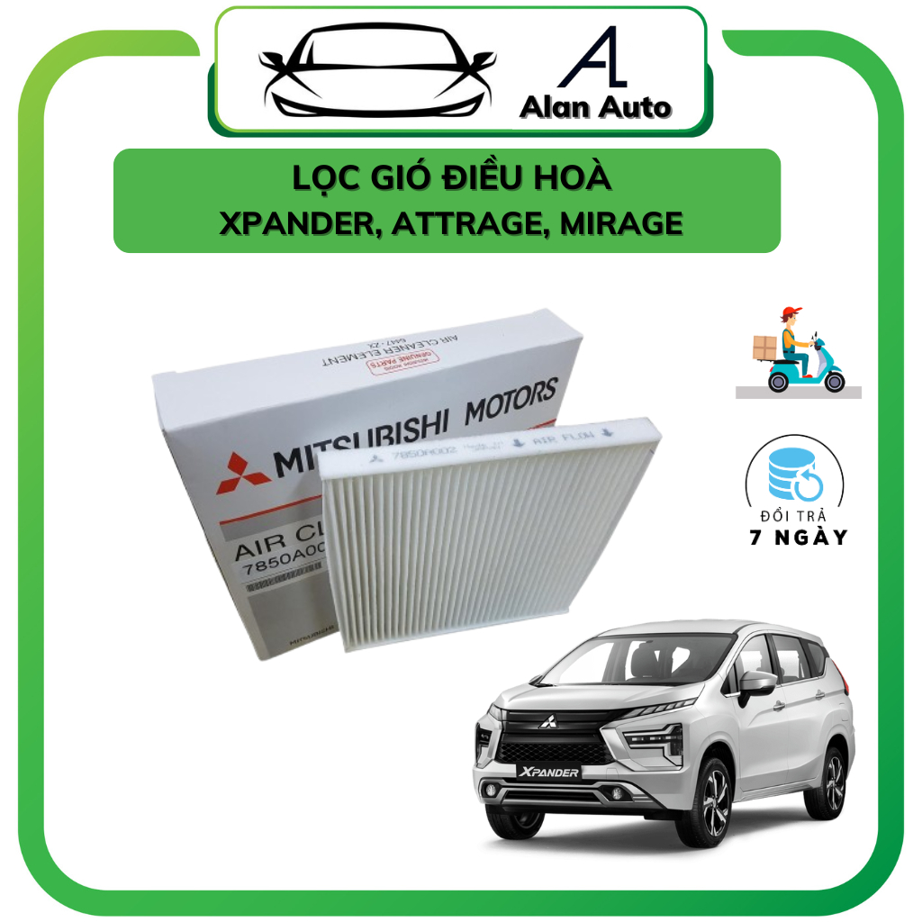 Lọc gió điều hoà xe Mitsubishi Xpander , Attrage , Mirage. OEM : 7850A002