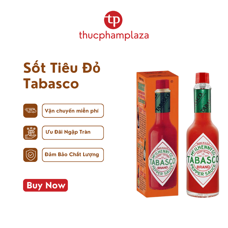 Sốt tiêu đỏ Original Flavor hiệu Tabasco