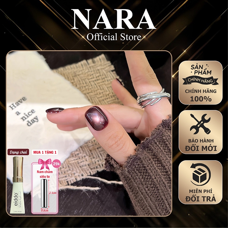 Gel mắt mèo JAGER - Mắt mèo sáng ánh màu jager dịu nhẹ - Sơn gel làm móng 12ml tặng kèm nam châm ngẫ