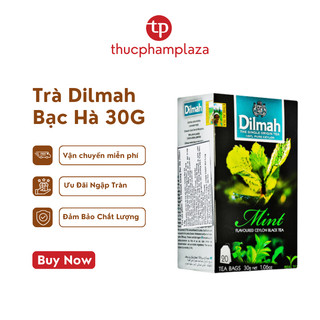 Trà vị bạc hà hiệu Dilmah hộp bé 30g 20 túi lọc