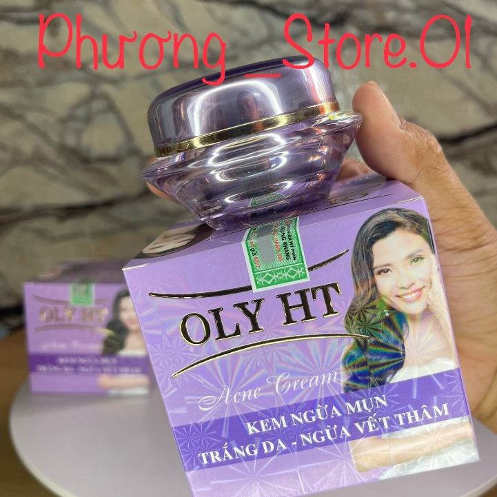 ( chính hãng ) Kem OLY HT mụn, thâm, trắng da, 25g