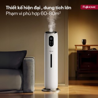 Máy tạo ẩm phun sương dung tích lớn Fujihome Nhập khẩu, máy bù ẩm khuếch tán tinh dầu, khử khuẩn bằng tia UV