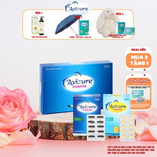 Combo 2 hộp Vitamin tổng hợp tối ưu Avisure Mama cho bà bầu hộp 60 viên