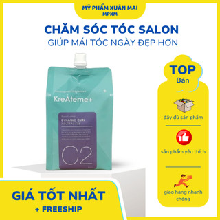 Kem uốn tóc ép tóc Dập 𝐊𝐫𝐞𝐀𝐭𝐞𝐦𝐞 970g , kem hấp tóc cho Salon