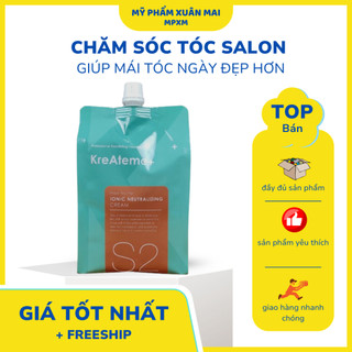 Kem uốn tóc ép tóc Dập 𝐊𝐫𝐞𝐀𝐭𝐞𝐦𝐞 970g , kem hấp tóc cho Salon