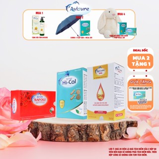 Trọn bộ Sắt Canxi DHA cho bà bầu, sau sinh Avisure, đủ chất cho cả thai kỳ