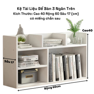 🍀🍀🍀 KỆ SÁCH ĐỂ BÀN 3 TẦNG ☄️☄️☄️ LẮP GHÉP