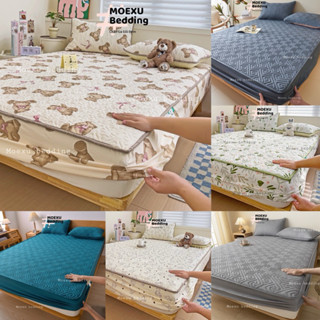 Bộ Ga Gối Trần Hoa Nhí 🍃 Sang Trọng Cotton Đũi Đậu Nành 3D 3 Món Cao Cấp Mát Mịn Đủ Kích Thước M6/M8/2M2