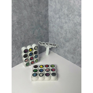 Sét gel vẽ PAINTING Set Gel 12 Màu Vẽ Nail Tạo Loang Không Vón